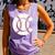 Baseball Sport Player Graphic Monogram Initial Letter C Comfort Colors Tank Top Lagoon