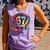 Baseball Stuff Six Seven 67 Ice Cream Drip 6 7 Baseball Kids Comfort Colors Tank Top Lagoon