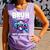 Bruh It's My 67 33 Days Of School Baseball 100 Days Smarter Comfort Colors Tank Top Lagoon