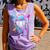 Bunny Baseball Hat With Ice Cream Easter Day Boys Kids Girls Comfort Colors Tank Top Lagoon