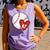 Custom Baseball Mom Number 87 Heart For Mom Mommy Comfort Colors Tank Top Lagoon