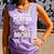 My Favorite Player Calls Me Mom Baseball Mom Game Day Comfort Colors Tank Top Lagoon