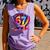 Gen Alpha Slang Ice Cream Drip Six Seven 67 Baseball Catcher Comfort Colors Tank Top Lagoon