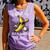 Lets Go Bananas Baseball Retro Sports Boys Kids Men Youth Premium Tri-Blend Comfort Colors Tank Top Lagoon