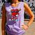 Heart Love Baseball Valentine Outfit Men Boy Comfort Colors Tank Top Lagoon
