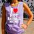 I Heart Love Hot Baseball Moms MILF Cougar Older Woman Comfort Colors Tank Top Lagoon