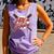Hits 'n Giggles Baseball Player Women Baseball Mom Mother Comfort Colors Tank Top Lagoon