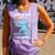 Just A Boy Who Loves Axolotls & Baseball Comfort Colors Tank Top Lagoon
