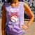 Just A Girl Who Loves Baseball Cute Retro Baseball Lover Comfort Colors Tank Top Lagoon