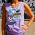 Kid 100 Days Of School Drip Baseball Ice Cream 100th Day Boy Comfort Colors Tank Top Lagoon