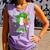 Kids Boys St Patricks Day Irish Flag Kids Baseball Ice Cream Drip Comfort Colors Tank Top Lagoon
