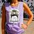 Leopard Messy Bun Mom Mother's Day Baseball Mommy Comfort Colors Tank Top Lagoon Leopard Messy Bun Mom Mother's Day Baseball Mommy Comfort Colors Tank Top Lagoon