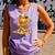 Melting Baseball Mascot Slugger Bat Cap Cartoon Comfort Colors Tank Top Lagoon