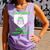 Messy Bun Baseball Mom My Stepchild Works From Home Comfort Colors Tank Top Lagoon