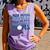 Who Needs Umpires When We Have Baseball Moms Groovy Retro Comfort Colors Tank Top Lagoon