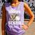 Proud Grandpa Of A 2026 Senior Baseball Graduation Leopard Comfort Colors Tank Top Lagoon