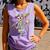 Skeleton Baseball Drip Boys Ice Cream Drip Youth Baseball Comfort Colors Tank Top Lagoon