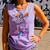 Skelton Playing Baseball Halloween Baseball Drip Boys Kids Comfort Colors Tank Top Lagoon