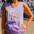Somebody's Loud & Proud Baseball Mom Mama Sport Cute Comfort Colors Tank Top Lagoon