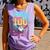 I Survived 100 Days Of School Baseball Drip Students Teacher Comfort Colors Tank Top Lagoon