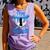 T1D Warrior Baseball Drip Diabetes Awareness Blue Ribbon Comfort Colors Tank Top Lagoon