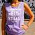 I Teach My Kid To Hit And Steal Baseball Mom Comfort Colors Tank Top Lagoon