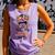 That's My Granddaughter Out There Baseball Mom Mother's Day Comfort Colors Tank Top Lagoon