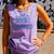 Tired But Caffeinated Baseball Mom Trendy Tired Baseball Mom Comfort Colors Tank Top Lagoon