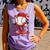 Valentine Baseball Drip Ice Cream Youth Boys Couples Comfort Colors Tank Top Lagoon
