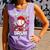 Valentines Day Six Seven Bruh 6 7 Meme Baseball Drip Boys Comfort Colors Tank Top Lagoon