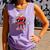Women's Valentines Day Heart Baseball Player Sports Boys Kids Men Comfort Colors Tank Top Lagoon