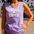 You'Re A Catch Baseball Pun Heart Kids Boys Valentines Comfort Colors Tank Top Lagoon