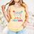100 Days Of School Baseball Ice Cream Drip 100th Day School Comfort Colors Tank Top Grey