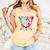 12th Birthday Boys Baseball Ice Cream Drip Boys Baseball Comfort Colors Tank Top Grey