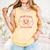 2024 Home Plate Social Club Softball Season Tee Baseball Mom Premium Comfort Colors Tank Top Grey