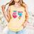 I Was 6 Now I'm 7 Birthday Baseball Drip For Boys Kid Comfort Colors Tank Top Grey