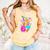 67 Baseball Dabbing Banana 6 7 Dripping Ice Cream Meme Comfort Colors Tank Top Grey
