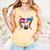 67 Baseball Ice Cream Drip Kids Youth Comfort Colors Tank Top Grey