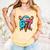 67 Baseball Ice Cream Drip Player Comfort Colors Tank Top Grey