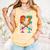 67 Ice Cream Drip Baseball Number 67 Player 67th Birthday Premium Tri-Blend Comfort Colors Tank Top Grey