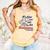 Take Me Out To The Ball Game Retro Peanuts Baseball Sports Comfort Colors Tank Top Grey