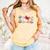 Ball Mom Bow Tie Baseball Mom Comfort Colors Tank Top Grey