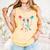 Baseball 11 Year Old Ice Cream Drip 11th Birthday Boy Player Comfort Colors Tank Top Grey