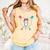 Baseball 6 Year Old Ice Cream Drip 6th Birthday Boys Player Comfort Colors Tank Top Grey