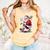 Baseball Christmas Santa Claus Batter Baseball Drip Comfort Colors Tank Top Grey