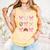 Baseball Coquette Bow Baseball Mama Baseball Mom Premium Comfort Colors Tank Top Grey