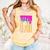 Baseball Drip Bat Boys Ice Cream American Flag 4th Of July Comfort Colors Tank Top Grey