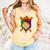 Baseball Drip Ice Cream Drip Halloween Baseball Lovers Comfort Colors Tank Top Grey