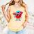 Baseball Drip Ice Cream Valentines Day Baseball Sport Boys Comfort Colors Tank Top Grey