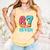 Baseball Drip Number 67 Player Trendy 6 7 Meme Comfort Colors Tank Top Grey